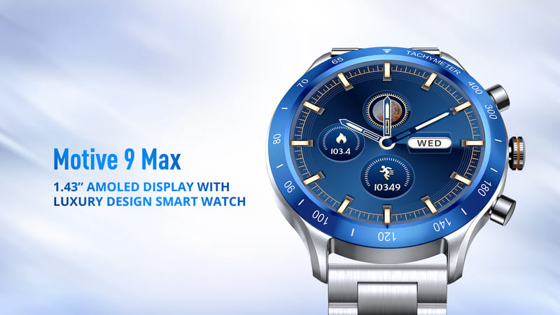 Thiết kế và màn hình của đồng hồ thông minh Riversong Motive 9 Max SW903