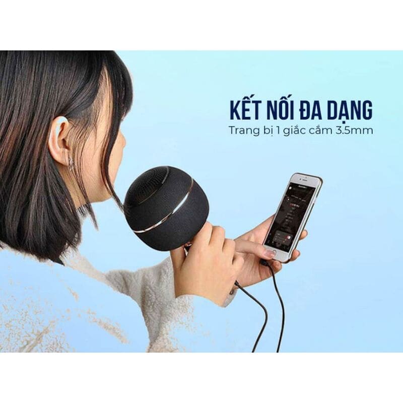 Kết nối không dây trên micro karaoke tích hợp loa Bluetooth Monster M97