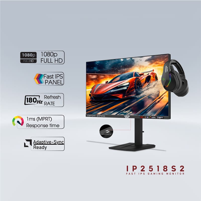 Tần số quét 180Hz.