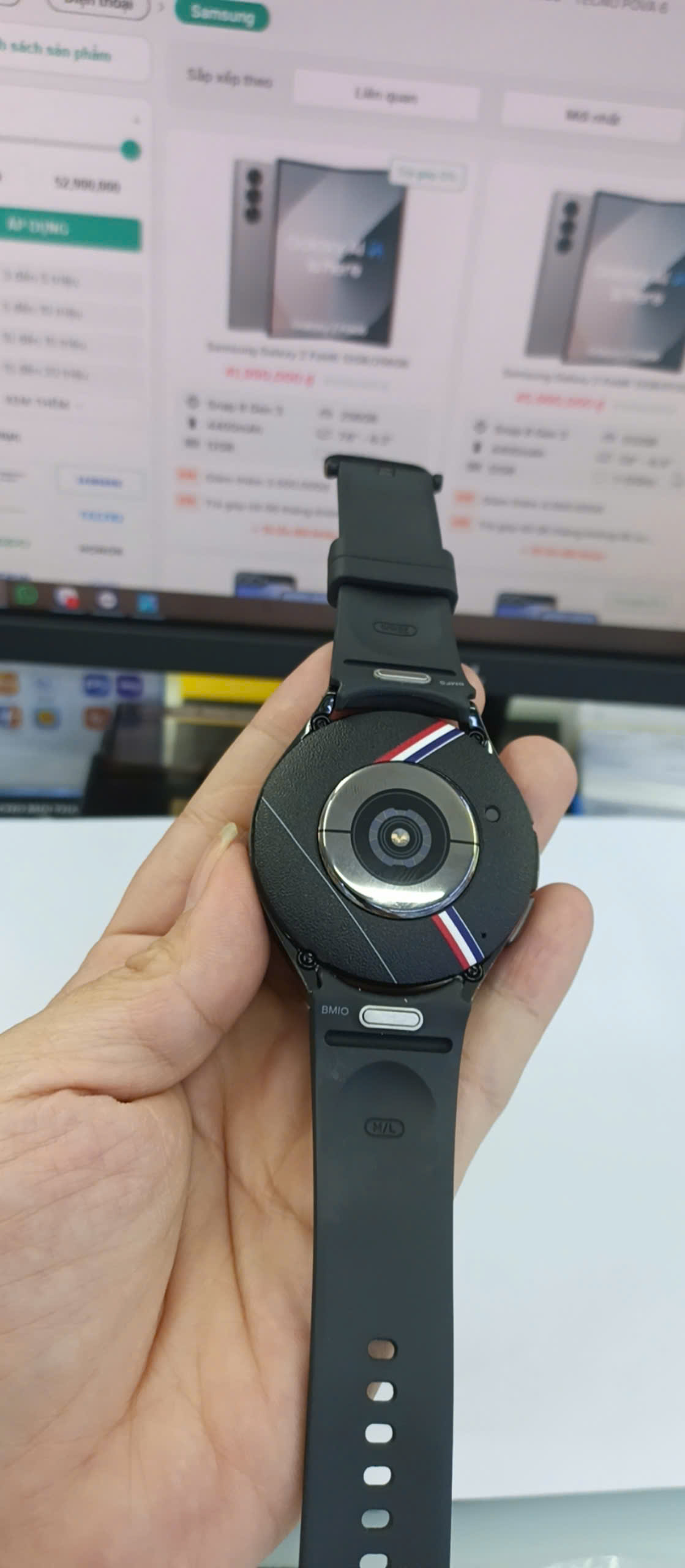 Thiết bị Bluetooth Samsung SM-R960 (Đen), Galaxy Watch6 Classic 47mm - TBH