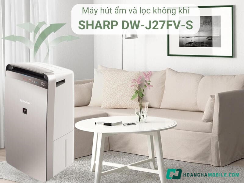 Chế độ hong khô quần áo nhanh chóng trên máy hút ẩm kết hợp lọc khí SHARP DW-J27FV-S Chế độ hong khô quần áo nhanh chóng trên máy hút ẩm kết hợp lọc khí SHARP DW-J27FV-S