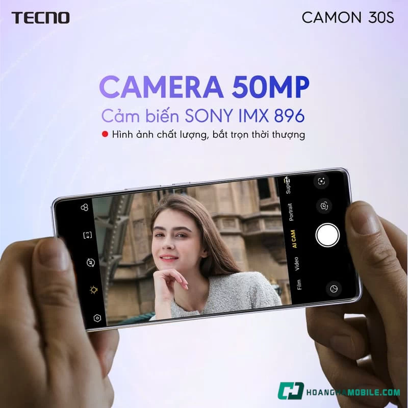 Điện thoại TECNO CAMON 30S được trang bị cụm 3 camera sau Điện thoại TECNO CAMON 30S được trang bị cụm 3 camera sau