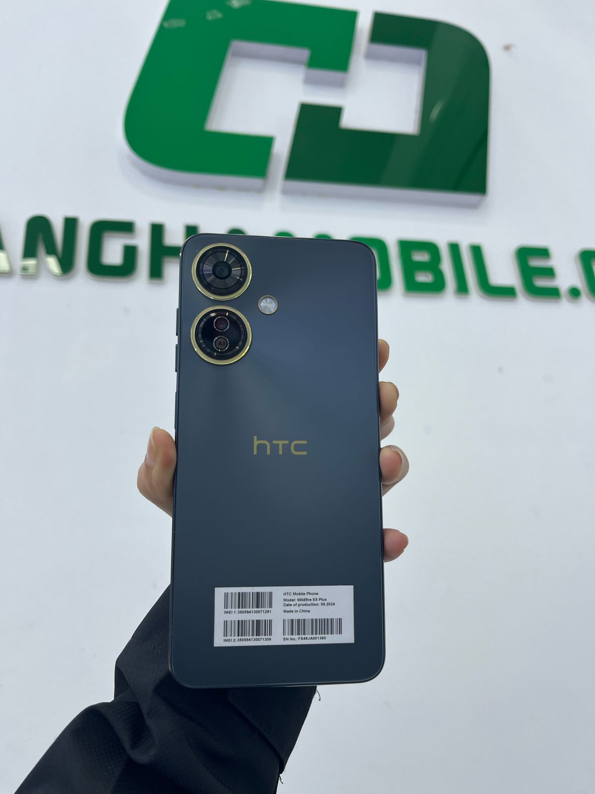 Điện thoại di động thương hiệu HTC Model Wildfire E5 Plus màu Xám (Grey) - 350594130168519 - HE5PLXM