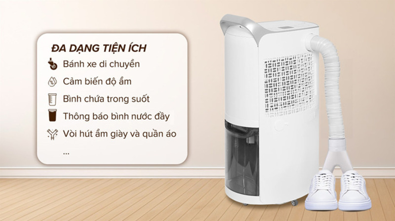 Đa dạng tiện ích.