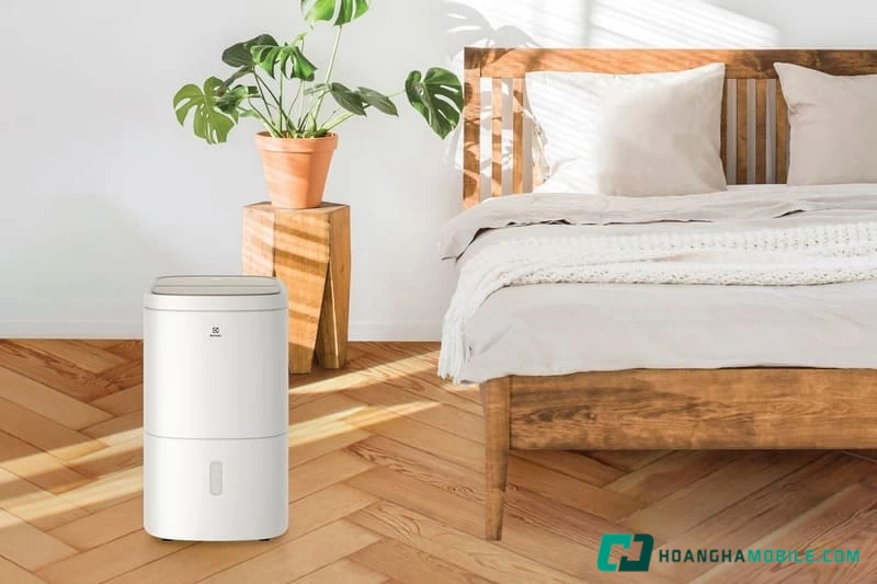 Máy hút ẩm Electrolux EDH10TRBW1 sở hữu khả năng hút ẩm mạnh mẽ với công suất lên đến 20 lít/ngày Máy hút ẩm Electrolux EDH10TRBW1 sở hữu khả năng hút ẩm mạnh mẽ với công suất lên đến 20 lít/ngày