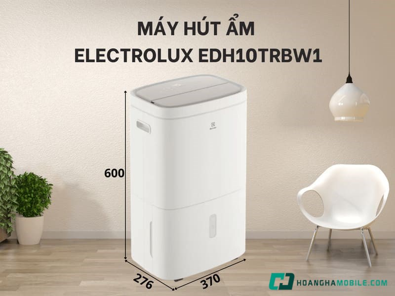 Chế độ hút ẩm kết hợp lọc không khí trên máy hút ẩm Electrolux EDH10TRBW1 Chế độ hút ẩm kết hợp lọc không khí trên máy hút ẩm Electrolux EDH10TRBW1