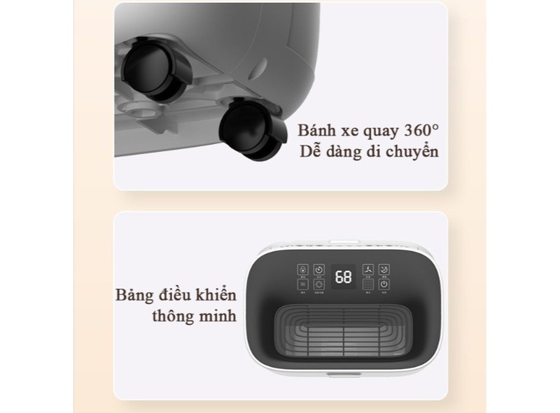 Kiểm soát độ ẩm.