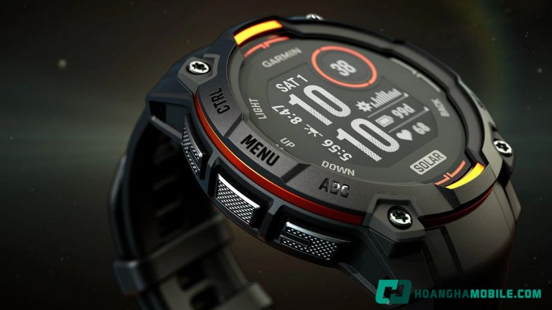 Garmin Instinct 3 50mm AMOLED có màn hình sắc nét, sống động