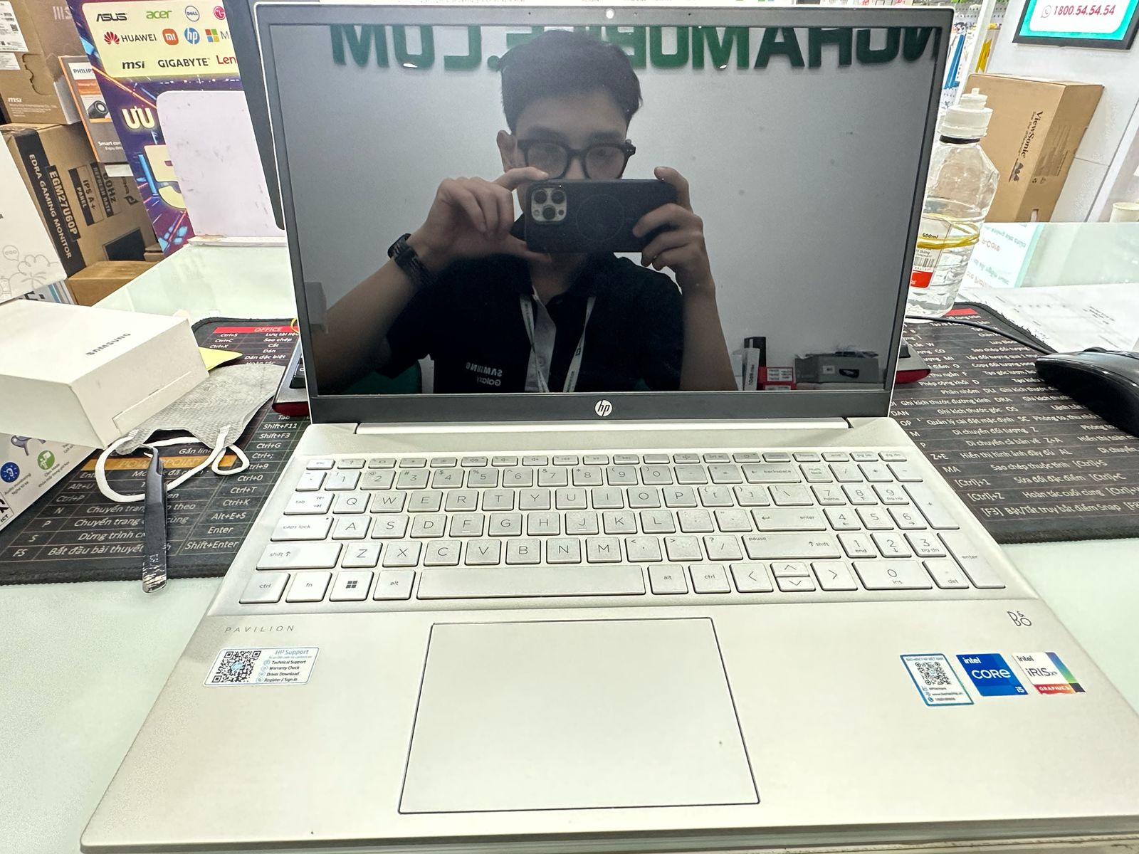 MTXT HP Pavilion 15 eg2057TU-6K787PA, i5-1240P/8GB/512GB/15.6FHD/W11SL/Bạc - TBH-109 Trần Duy Hưng, Hà  Nội