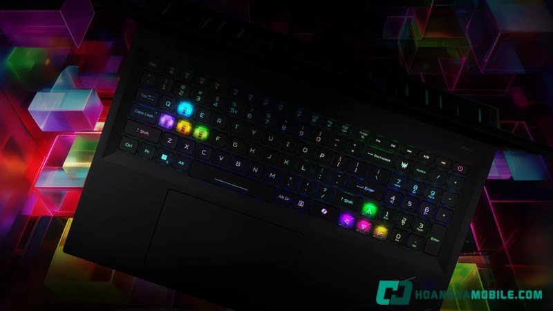 Trang bị bàn phím RGB mini LED. Trang bị bàn phím RGB mini LED.