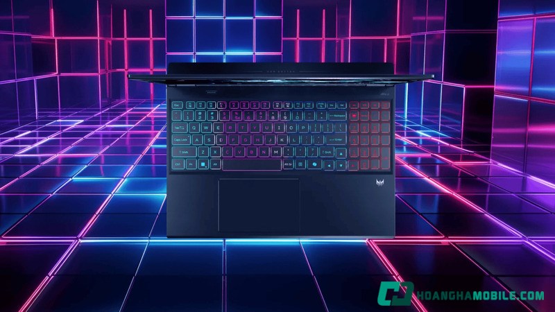 Bàn phím RGB 4 vùng.