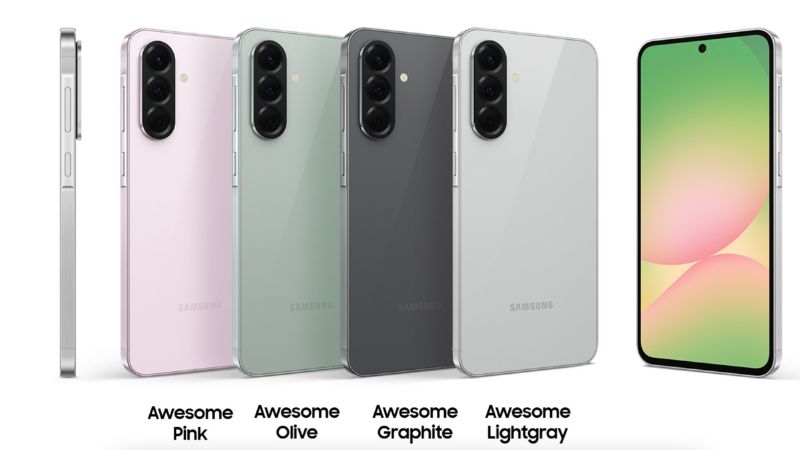 Samsung Galaxy A56 5G 8GB/128GB gây ấn tượng với thiết kế tinh tế và hiện đại