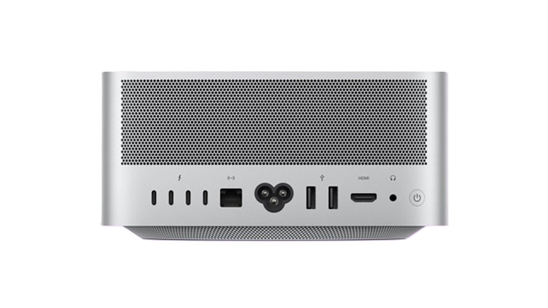 Mac Studio Chip M4 Max sở hữu kết nối hiện đại và đa dạng