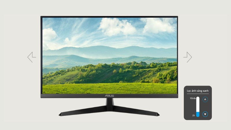 Công nghệ Trace Free trên màn hình ASUS VY279HGR giúp giảm thiểu hiện tượng bóng mờ Công nghệ Trace Free trên màn hình ASUS VY279HGR giúp giảm thiểu hiện tượng bóng mờ