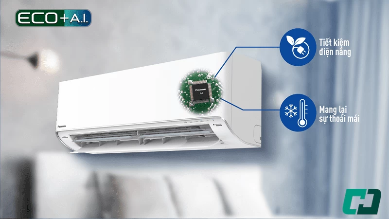 Máy lạnh Panasonic được tích hợp công nghệ tiết kiệm điện tiên tiến Máy lạnh Panasonic được tích hợp công nghệ tiết kiệm điện tiên tiến