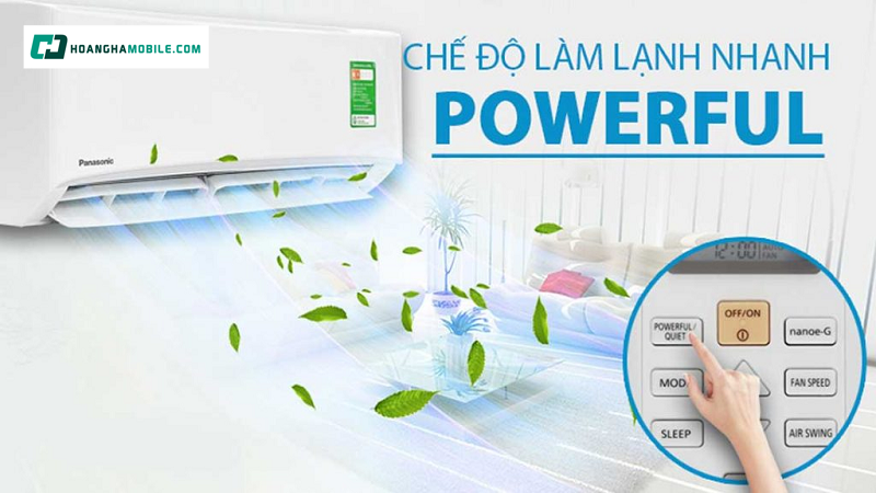 Khả năng làm lạnh nhanh chóng và mạnh mẽ của máy lạnh Panasonic Khả năng làm lạnh nhanh chóng và mạnh mẽ của máy lạnh Panasonic