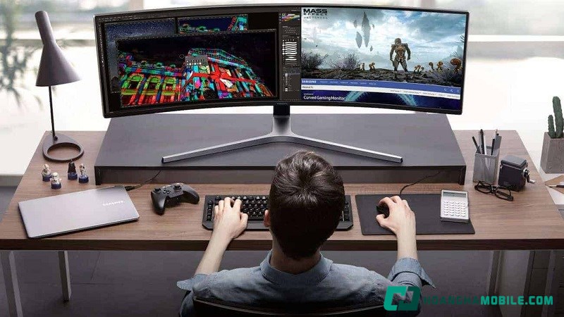 Màn hình cho giải trí và công việc. Màn hình cho giải trí và công việc.