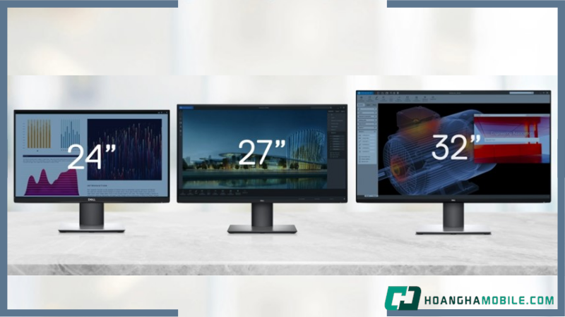 Đa dạng kích thước màn hình.