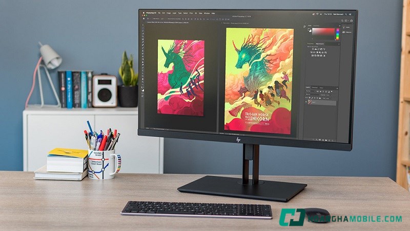 Màn hình phù hợp thiết kế sáng tạo.