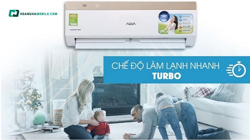 Những sản phẩm máy lạnh Aqua được tích hợp chế độ làm lạnh nhanh Turbo Cool Những sản phẩm máy lạnh Aqua được tích hợp chế độ làm lạnh nhanh Turbo Cool