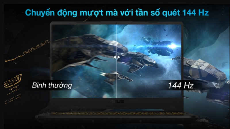 Màn hình của laptop Gaming A15 FA506NCR-HN047W được thiết kế để tối ưu cho trải nghiệm gaming, học tập và giải trí