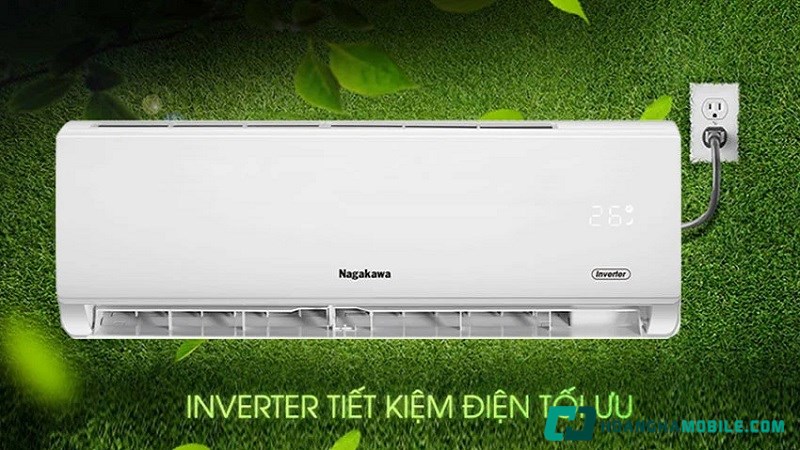 Máy lạnh Nagakawa được tích hợp công nghệ tiết kiệm điện tiên tiến, giúp tối ưu hóa hiệu suất làm lạnh Máy lạnh Nagakawa được tích hợp công nghệ tiết kiệm điện tiên tiến, giúp tối ưu hóa hiệu suất làm lạnh