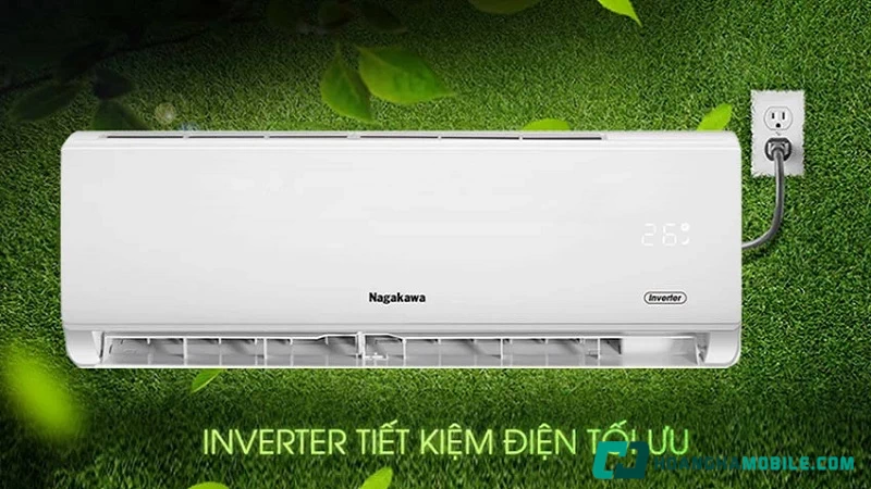 Máy lạnh Nagakawa được tích hợp công nghệ tiết kiệm điện tiên tiến, giúp tối ưu hóa hiệu suất làm lạnh Máy lạnh Nagakawa được tích hợp công nghệ tiết kiệm điện tiên tiến, giúp tối ưu hóa hiệu suất làm lạnh