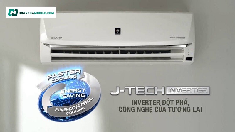 Máy lạnh Sharp tiết kiệm điện năng tối đa với công nghệ J-Tech Inverter Máy lạnh Sharp tiết kiệm điện năng tối đa với công nghệ J-Tech Inverter