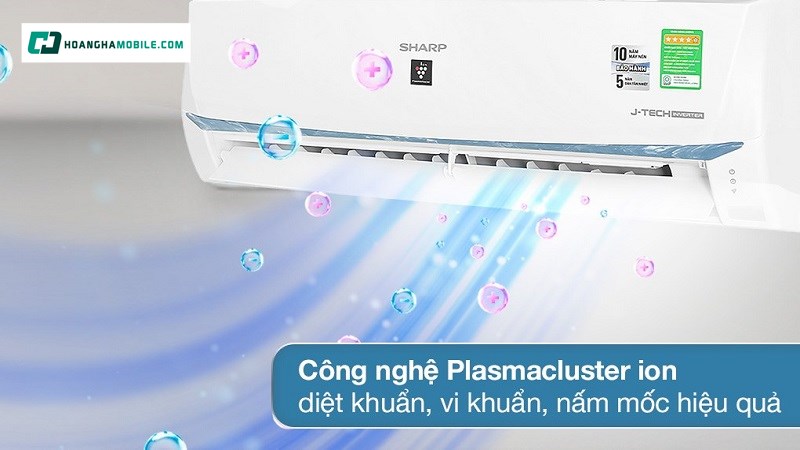 Máy lạnh Sharp có khả năng thanh lọc không khí, bảo vệ sức khỏe Máy lạnh Sharp có khả năng thanh lọc không khí, bảo vệ sức khỏe
