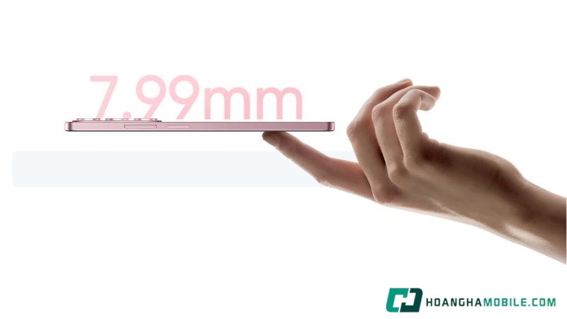 Thiết kế mỏng nhẹ. Thiết kế mỏng nhẹ.