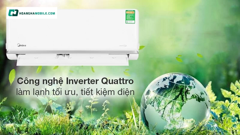 Máy lạnh Midea tiết kiệm điện năng tối ưu Máy lạnh Midea tiết kiệm điện năng tối ưu