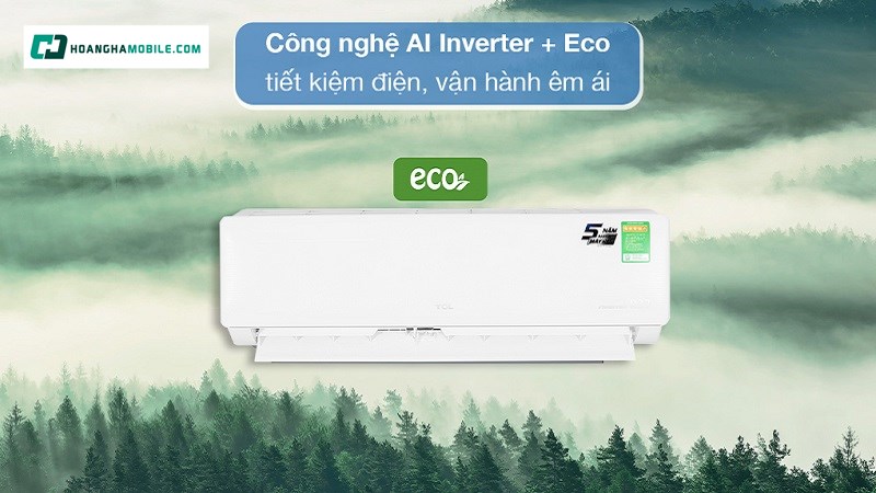 Máy lạnh TCL không chỉ nổi bật với khả năng làm lạnh nhanh mà còn tiết kiệm điện năng tối ưu