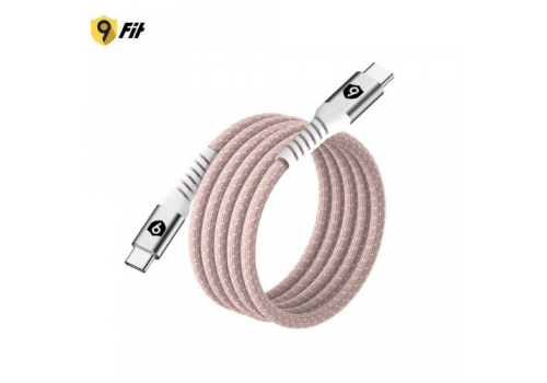 Cáp từ tính tự cuộn 9FIT USB-C to USB-C 1M
