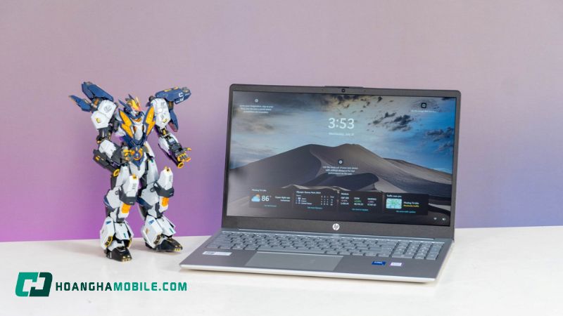 Thời lượng pin laptop HP 15-fd1045TU-9Z2X1PA ổn định đáp ứng nhu cầu di chuyển