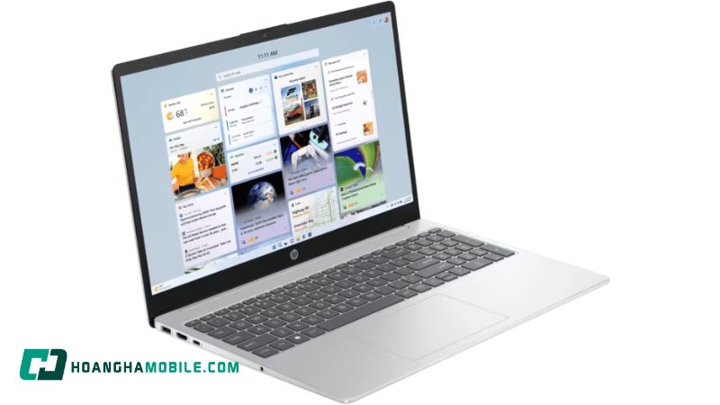 Laptop HP 15-fd1045TU-9Z2X1PA sở hữu thiết kế hiện đại, tinh tế với kiểu dáng thanh mảnh, phù hợp cho cả công việc và giải trí