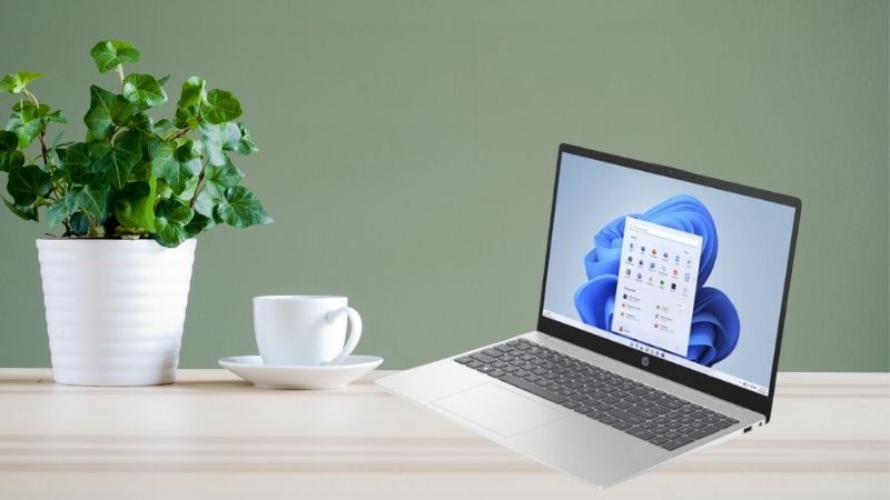 Laptop HP 15-fd1062TU-9Z2Y0PA trang bị màn hình 15.6 inch sắc nét