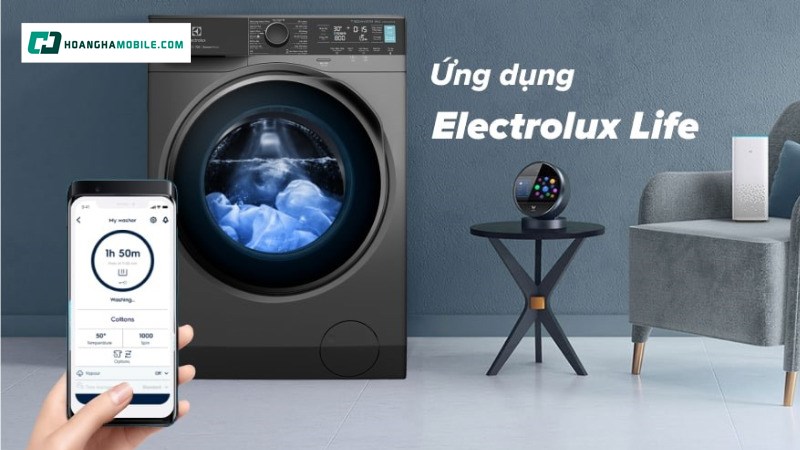 Một số mẫu máy giặt Electrolux được tích hợp kết nối Wi-Fi và có thể điều khiển từ xa thông qua ứng dụng di động Một số mẫu máy giặt Electrolux được tích hợp kết nối Wi-Fi và có thể điều khiển từ xa thông qua ứng dụng di động