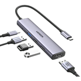 Cổng chuyển đổi Ugreen USB C Hub 5 in 1 15495 CM478