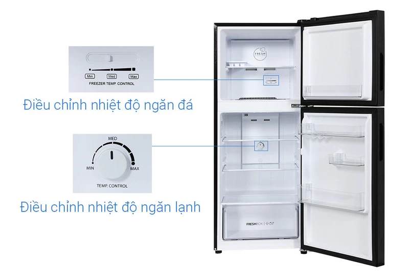 Aqua Inverter 189 lít AQR-T220FA(FB) kết hợp sự cao cấp và hiện đại thông minh Aqua Inverter 189 lít AQR-T220FA(FB) kết hợp sự cao cấp và hiện đại thông minh