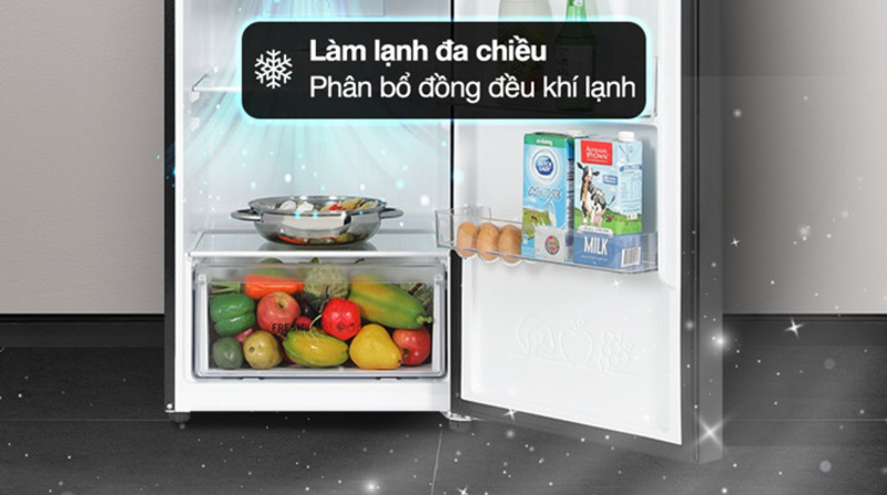 Aqua Inverter 279 lít AQR-T300FA(WFB) tiết kiệm điện năng với công nghệ Inverter