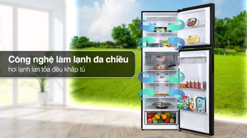Aqua Inverter 347 lít AQR-T400FA(WFB) khử mùi diệt khuẩn công nghệ Deo-fresh