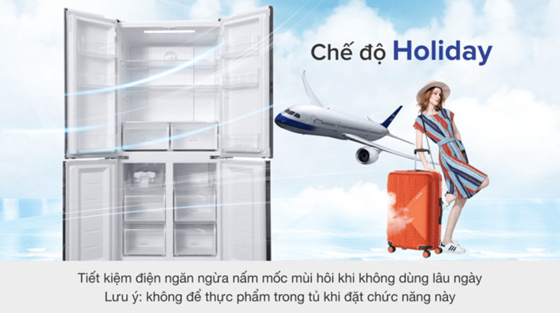 Aqua Inverter 456 lít Multi Door AQR-IG525AM GB có công nghệ tiết kiệm điện thông minh