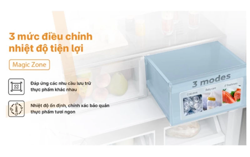 Aqua Inverter 469 lít Multi Door AQR-M536XA(WGB) có khả năng khử mùi và diệt khuẩn HDEO Fresh Aqua Inverter 469 lít Multi Door AQR-M536XA(WGB) có khả năng khử mùi và diệt khuẩn HDEO Fresh