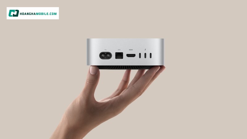 Mac mini tiêu chuẩn được trang bị hệ thống kết nối đáng ấn tượng