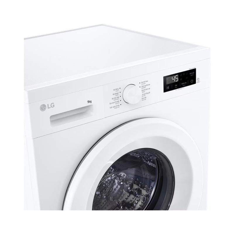 Máy giặt lồng ngang LG Inverter 9.0 kg FB1209S6W với thiết kế cửa giặt hiện đại tiện lợi