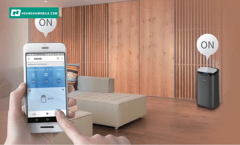 Công nghệ AIoT cho phép điều khiển từ xa của máy lọc không khí SHARP FP-J80EV-H Công nghệ AIoT cho phép điều khiển từ xa của máy lọc không khí SHARP FP-J80EV-H