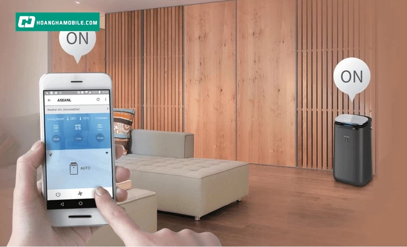 Công nghệ AIoT cho phép điều khiển từ xa của máy lọc không khí SHARP FP-J80EV-H Công nghệ AIoT cho phép điều khiển từ xa của máy lọc không khí SHARP FP-J80EV-H