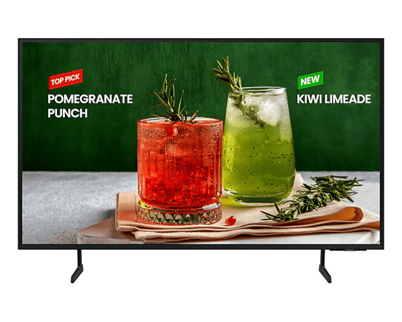 Smart Tivi Samsung 4K 55 inch 55BED-H được trang bị hệ thống âm thanh với 2 loa công suất 2W, mang lại âm thanh rõ ràng, chân thực