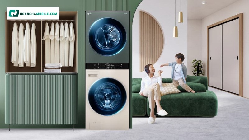 Máy giặt LG được thiết kế với phong cách hiện đại, sang trọng Máy giặt LG được thiết kế với phong cách hiện đại, sang trọng