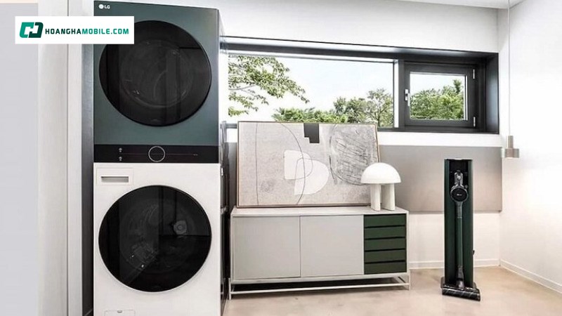 Một điểm nổi bật khác của máy giặt LG là khả năng kết nối thông minh Một điểm nổi bật khác của máy giặt LG là khả năng kết nối thông minh